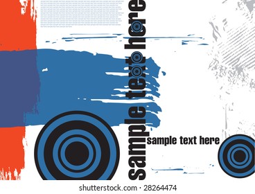 Abstract grunge background vector
