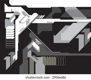 Abstract grunge background vector