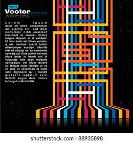 Abstract grunge background - vector