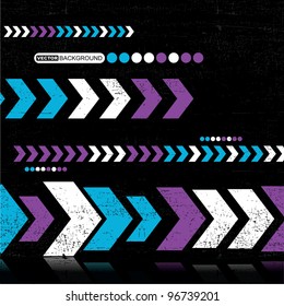 Abstract grunge background - vector