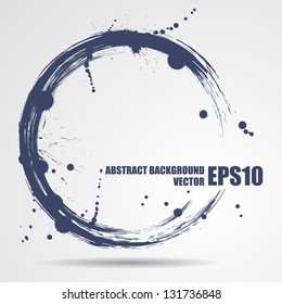 Abstrakter farbiger Hintergrund. Vektorblaues Banner
