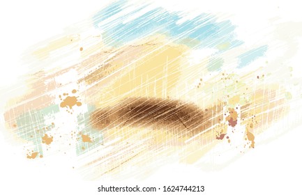 Abstract grunge background vector with color