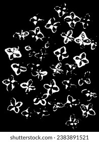 Abstract grunge background. Vector hand drawn sketch illustration. Sloppy doodle grunge style