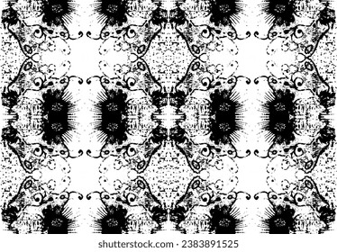 Abstract grunge background. Vector hand drawn sketch illustration. Sloppy doodle grunge style