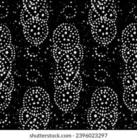 Abstract grunge background. Vector hand drawn sketch illustration. Sloppy doodle grunge style. Seamless pattern