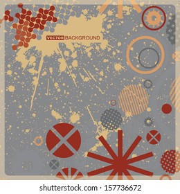 Abstract grunge background. Vector illustration