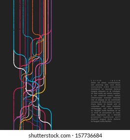 Abstract grunge background. Vector illustration