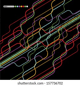 Abstract grunge background. Vector illustration