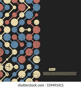 Abstract grunge background. Vector illustration