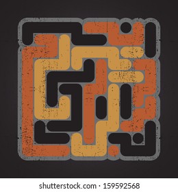 Abstract grunge background. Vector illustration