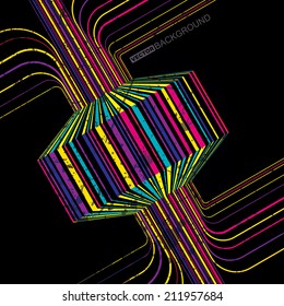 Abstract grunge background. Vector illustration