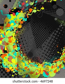 Abstract grunge background. Vector illustration.