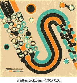 Abstract grunge background. Vector illustration,