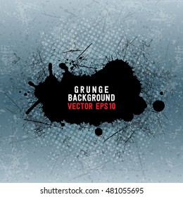 Abstract grunge background. Vector and  illustration.