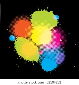 Abstract grunge background. Vector illustration