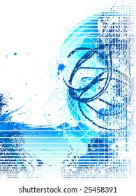 abstract  grunge background, vector  without gradient