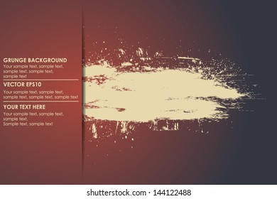 Abstract grunge background for your text. Vector banner