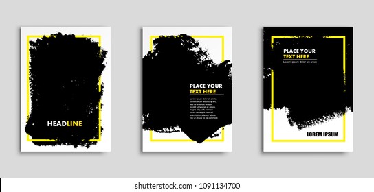 Abstract Grunge Backgrounds For Brochure Design.Flyer,poster Vector Template.