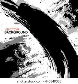 Abstract grunge backgrounds. Brush stroke and texture. Vector design