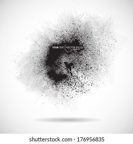 Abstract grunge banner background. Watercolor background