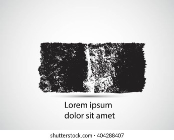 Abstract grunge banner for design use. Black grunge banner. Vector illustration.