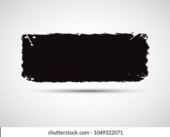 Abstract grunge banner for design use.Black grunge banner.Vector illustration.
