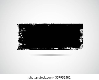 Abstract grunge banner for design use.Black grunge banner.Vector illustration.