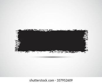 Abstract grunge banner for design use.Black grunge banner.Vector illustration.