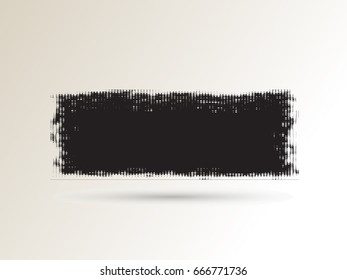 Abstract grunge banner for design use.Black grunge banner.Vector illustration.