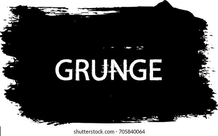 Abstract grunge banner for design use.Black grunge banner.Vector illustration.