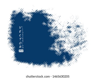Abstract grunge banner with halftone effect