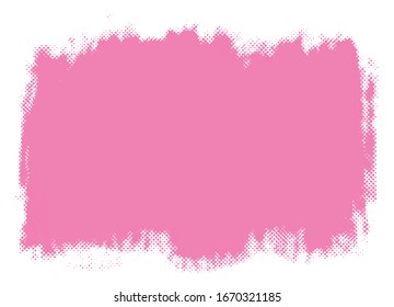 Abstract grunge banner with halftone effect