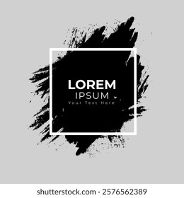 Abstract grunge banners media social template background. Minimalist Grunge Social Media Banner. Abstract brush banners template