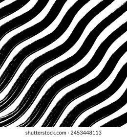   Abstract grunge black stripes vector illustration design, monochrome geometric lines pattern background, eps 10. 