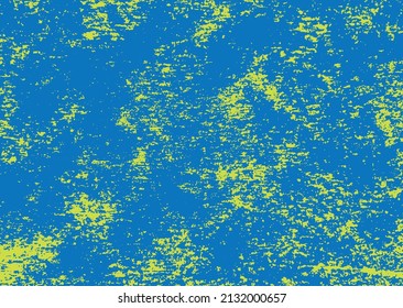 Resumen de fondo de textura azul grunge y amarillo.
