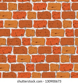 Abstract grunge bricks seamless - vector illustration. You can use it to fill your own background.