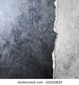 Abstract grunge broken wall design. Vector art background
