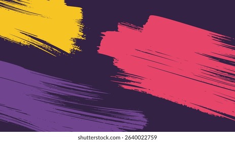 Abstract grunge brush background template