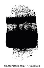 Abstract grunge brush shape that is a great background or texture