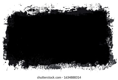 Abstract grunge brush stroke banner