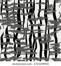 Abstractas Grunge Brush Stripe Patrón sin fisuras