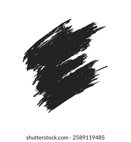 Abstract Grunge Brush Stroke Vector Design