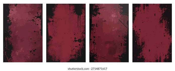 Fondo Abstractas de la pared del trazo del pincel del grunge, textura de la lona
