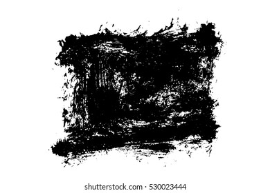 Abstract grunge  brush strokes with rough edges texture. EPS10 vector illustration