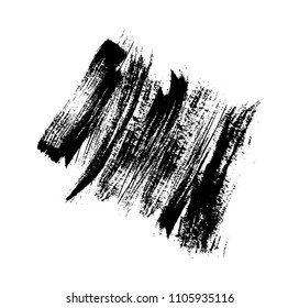 Abstract grunge brush.Vector dirty design element.