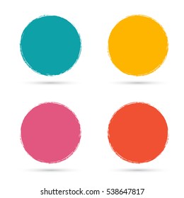 Abstract grunge circles. Vector illustration eps 10.