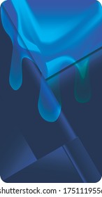 Abstract grunge color Background. Vector illustranion. Modern screen vector design for mobile app