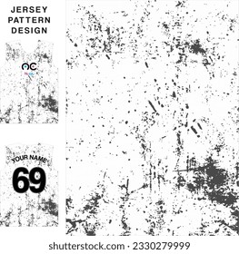 Abstract grunge concept vector jersey pattern template for printing or sublimation sports uniforms football volleyball basketball e-sports cycling and fishing Free Vector.