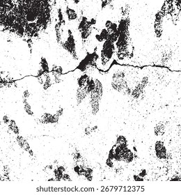 Abstractas fondo de pared agrietado grunge con textura en blanco y negro afligido, perfecto para superposiciones, carteles, arte digital, estilo vintage y Diseño gráfico creativo