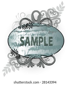Abstract grunge design element.